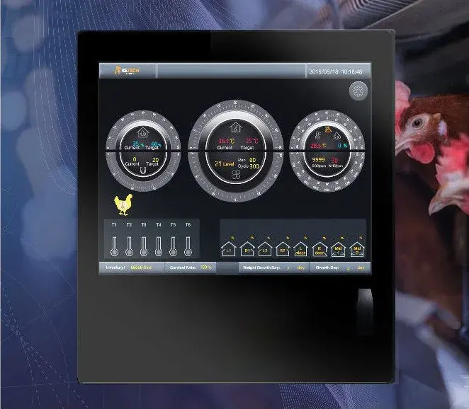 BOJAY Smart Poultry House Climate Controller and Electric Control Cabinet