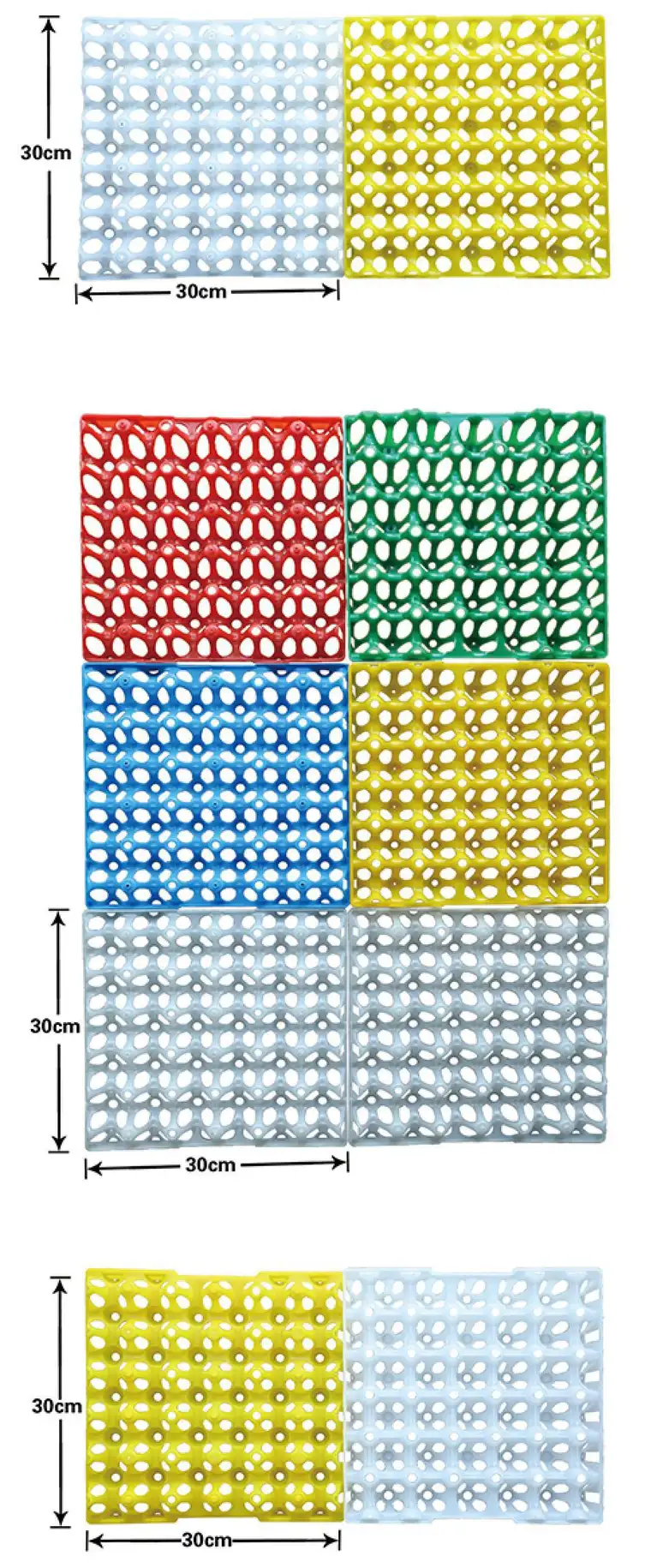 BOJAY 30-Egg Circulating Trays (TE30-130 to TE30-190)