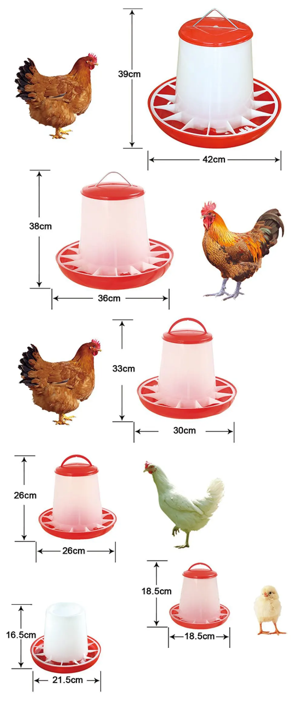 Plastic feeders