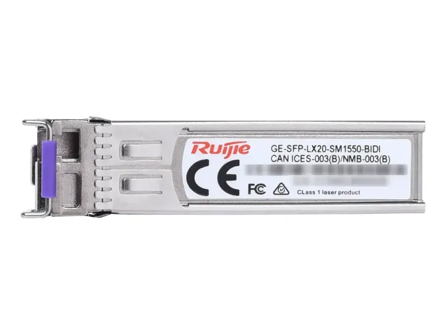GE-SFP-LX20-SM1550-BIDI 1000BASE-LX SFP 1550nm-TX/1310nm-RX 20-km DDM Simplex LC SMF Transceiver Module