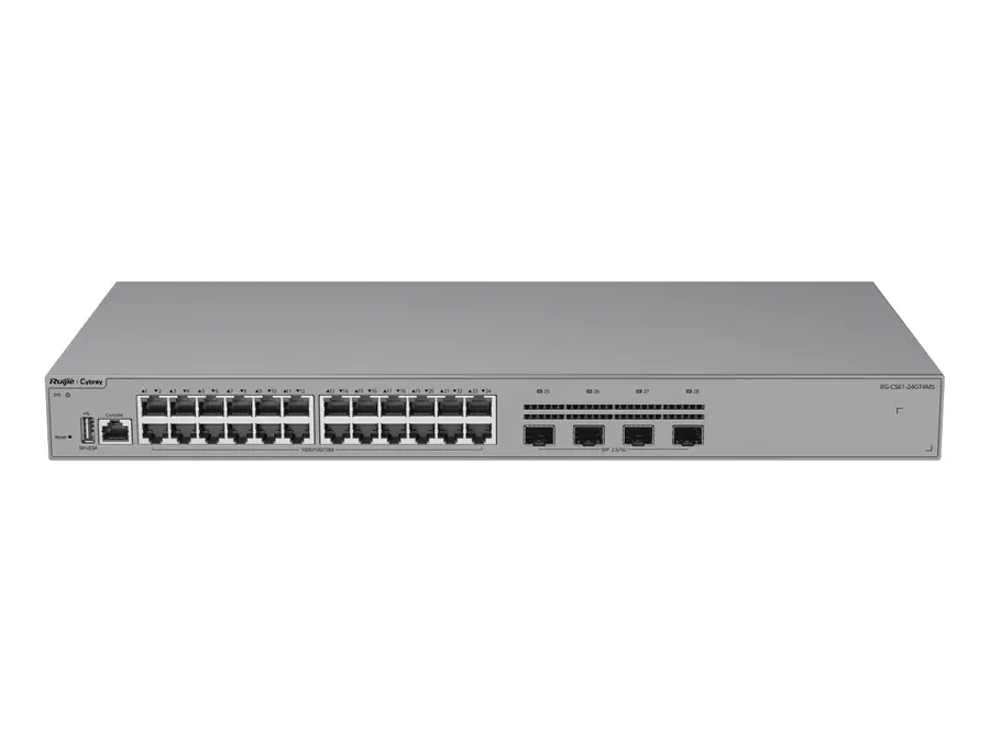 RG-CS61-24GT4MS Layer 3 Access Switches with 2.5G Uplinks