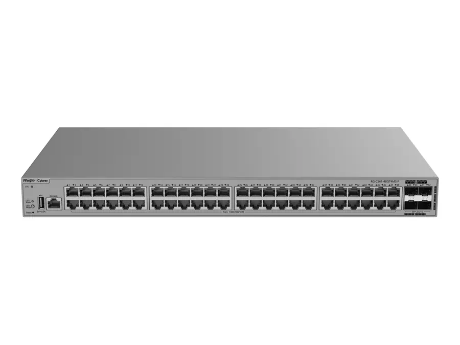 RG-CS61-48GT4MS-P Layer 3 Access Switches with 2.5G Uplinks