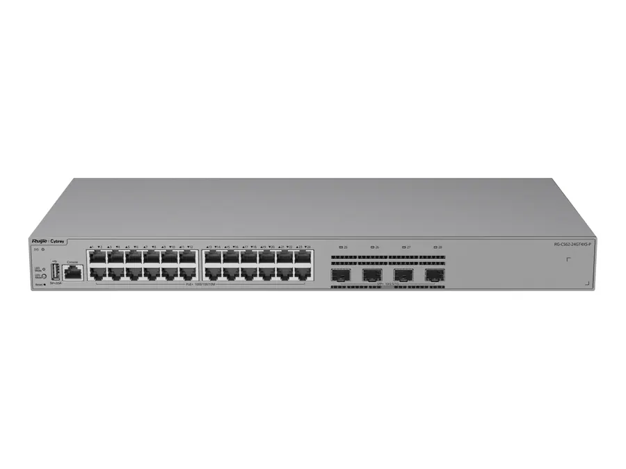 RG-CS62-24GT4XS-P Layer 3 Access Switches with 10G Uplinks