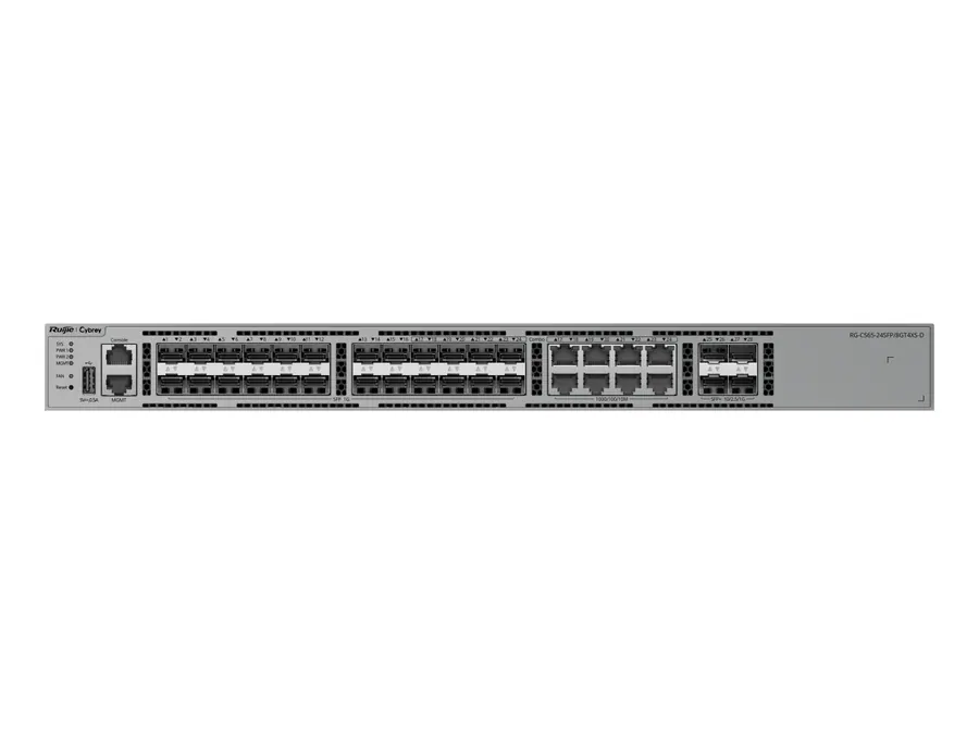 RG-CS65-24SFP/8GT4XS-D Layer 3 Core/Aggregation Switch with 10G Uplinks & Versatile Fiber/Copper Connectivity