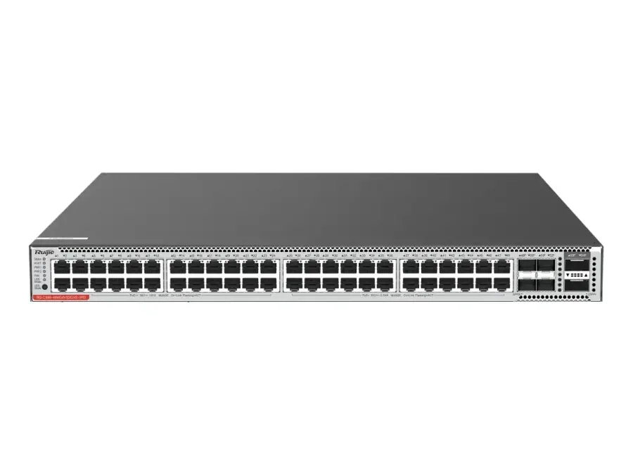 RG-CS86-48MG4VS2QXS-UPD 48-Port Multi-GE Switch with Cloud Management, Full 1GE/2.5GE/5GE Access with PoE/PoE+/PoE++
