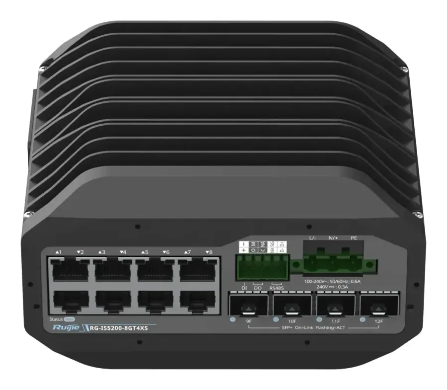 RG-IS5200-8GT4XS Industrial Ethernet Switch