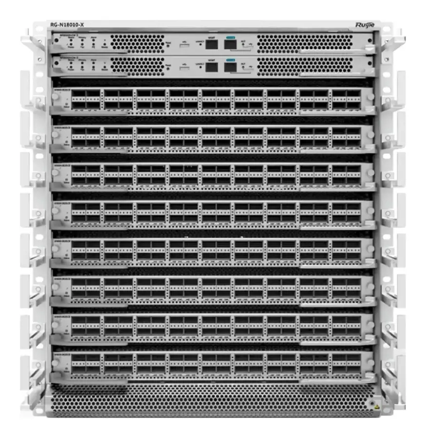 RG-N18010-X Data Center Modular Core Switch with Eight Line Card Slots