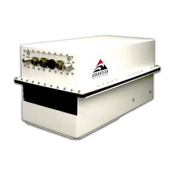 Advantech Wireless AWMT-3000K Series Ku-Band Hub-Mount Transceiver 40W to 125W, Tx 14.00-14.50 GHz, Rx 10.95-12.75 GHz, 70/140 MHz IF, phase-locked LNB