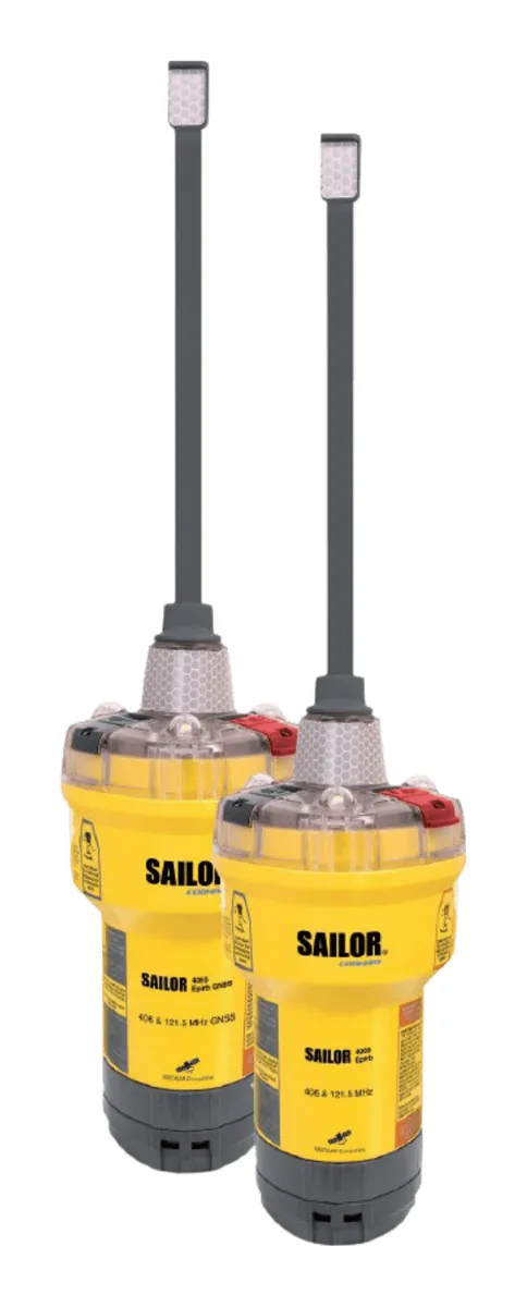 SAILOR 4065 EPIRB GNSS/AIS 406 MHz Cospas-Sarsat Emergency Beacon (float-free or manual)
