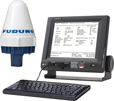 Furuno FELCOM18 Inmarsat-C ship earth station terminal for GMDSS with SSAS and LRIT (IC-118 antenna, IC-218 terminal unit)