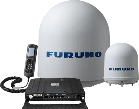 Furuno FELCOM501 Inmarsat FleetBroadband terminal (up to 432 kbps standard IP, ISDN 64 kbps, FB-1501 antenna, 23 kg)