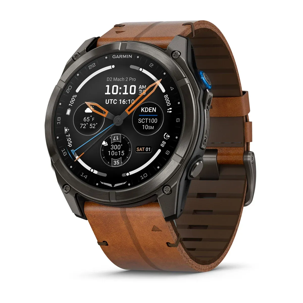Garmin D2 Mach 2 Pro Aviator Smartwatch with Satellite and LTE Connectivity (51 mm)