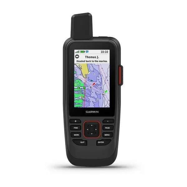 Garmin GPSMAP 86sci Marine Handheld GPS with BlueChart g3 Coastal Charts and inReach Satellite Communication