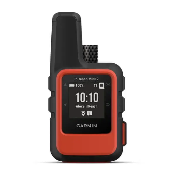 Garmin inReach Mini 2 Satellite Communicator (Iridium, SOS, two-way messaging)