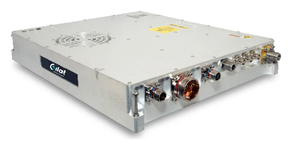 Gilat Wavestream Aerostream 40W/60W Ku-Band Airborne Transceiver (13.75-14.5 GHz transmit, WTUE-040A01 / WTUE-060A01)