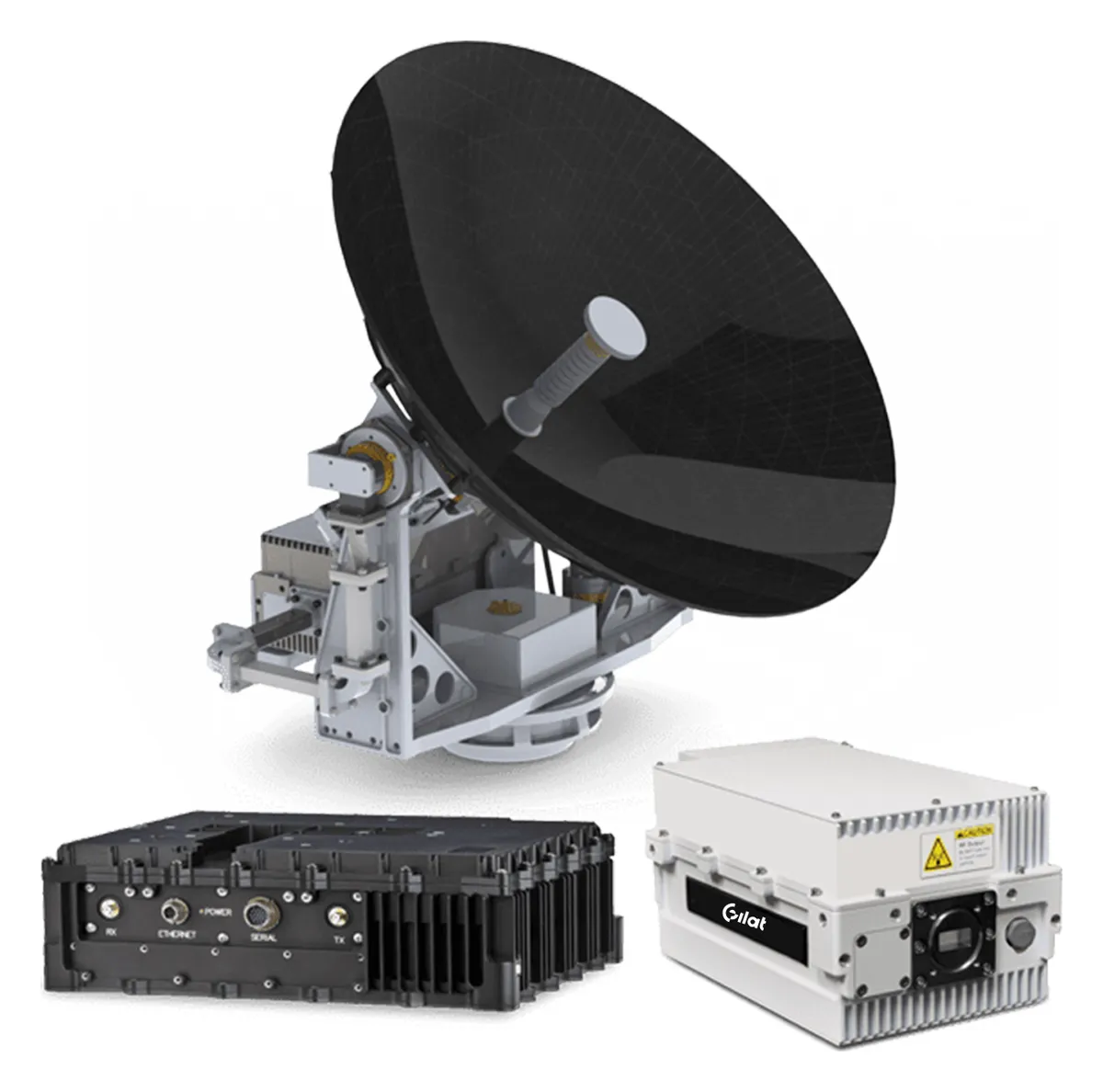 Gilat BlackRay Airborne BRP 60 60 cm Ku/Ka-Band Gimbaled Airborne SATCOM Terminal for UAS (22.4 kg Ku version)