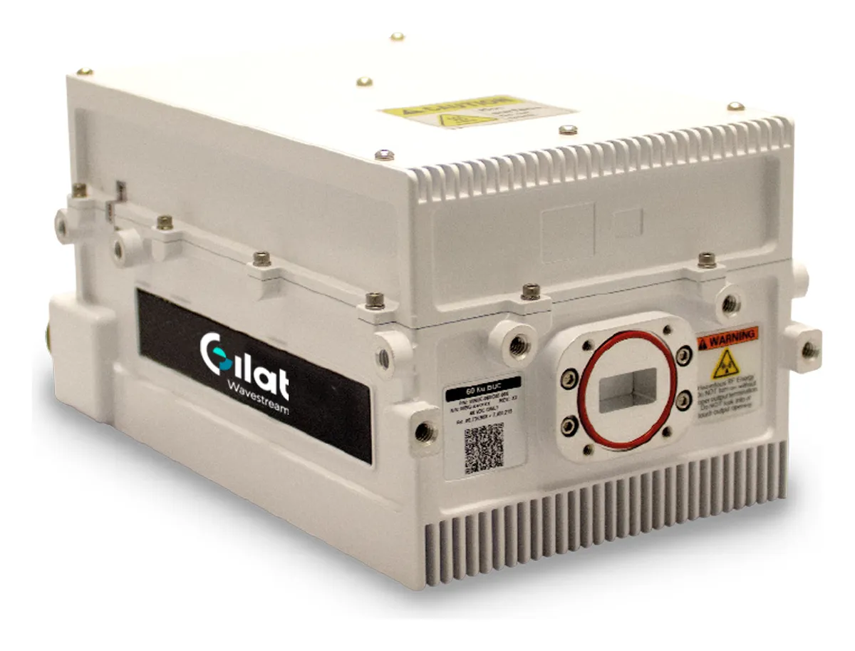 Gilat Wavestream Matchbox 60W Ku-Band GaN BUC (13.75-14.5 GHz, WBUE-060G02)