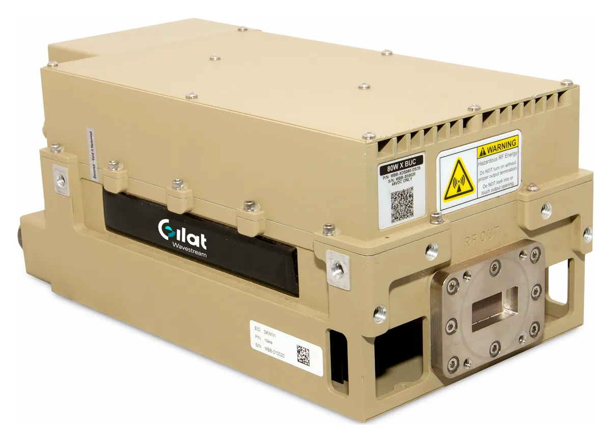 Gilat Wavestream Matchbox 80W X-Band Block Upconverter (7.9-8.4 GHz, MBB-XDS080)