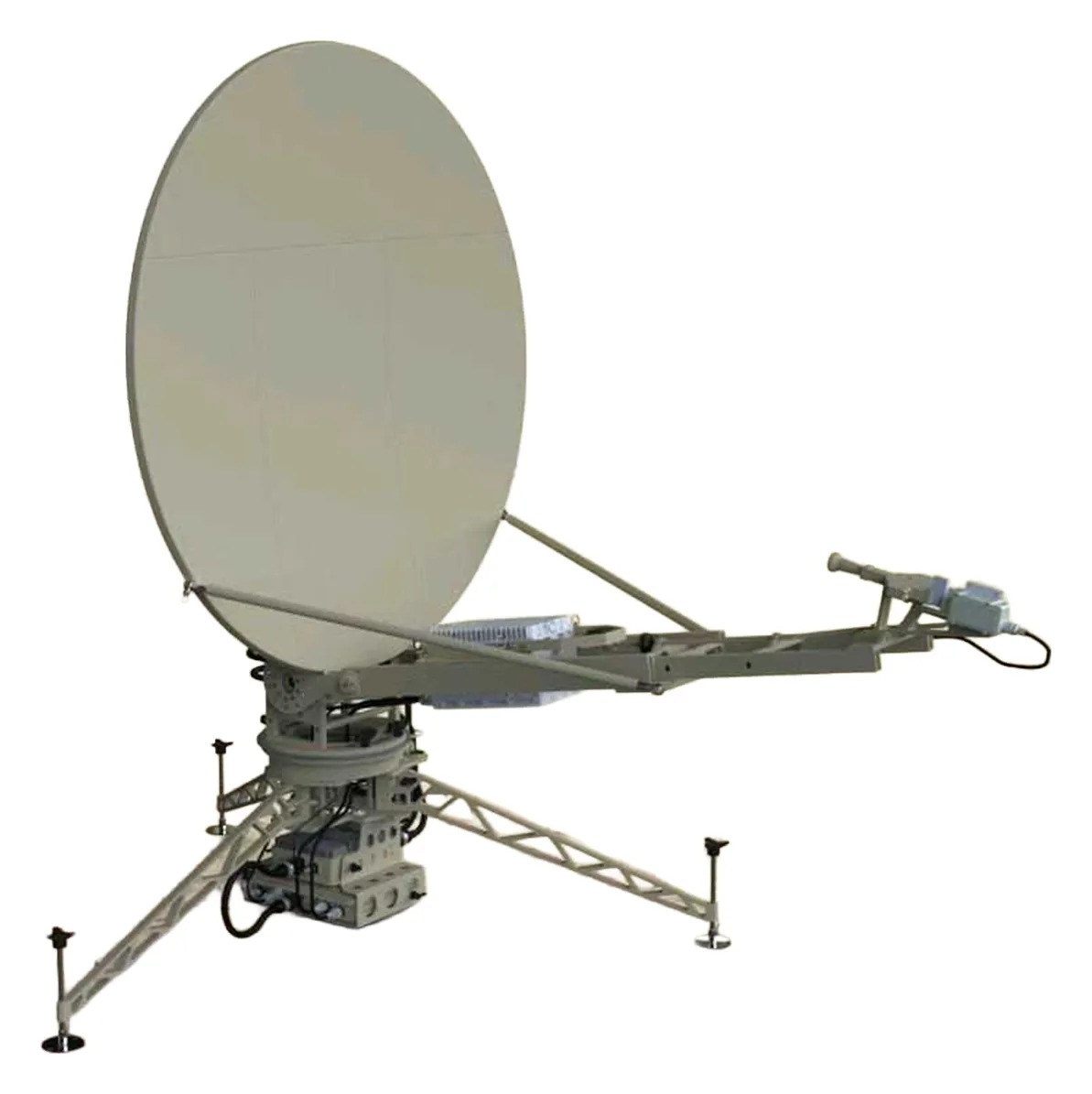Requtech PICO 120a 1.2 m X-, Ku- and Ka-Band Auto-Pointing Flyaway Terminal, sold through Gilat (72 kg system)
