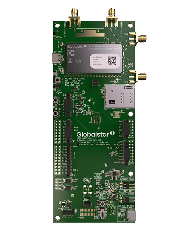 Globalstar RM200M Development Kit (RM200M module on dev board with Realm Edge Application Platform)