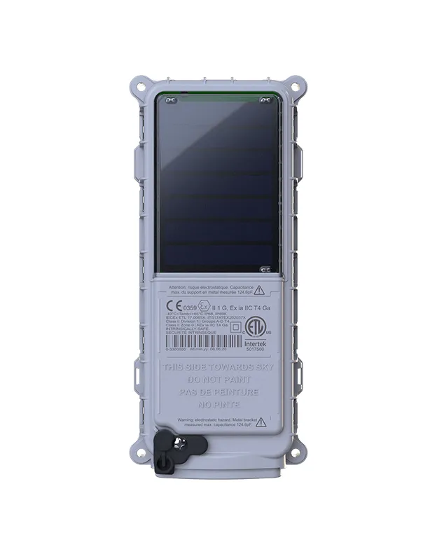 Globalstar SmartOne Solar Intrinsically Safe Satellite Asset Tracker (solar, up to 10 years, ATEX/IECEx Zone 0, IP68/69K)