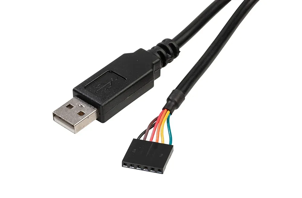 RockBLOCK 9602 FTDI to USB Cable, 1.8 m (FT232RQ USB-to-serial, powers the board from USB)