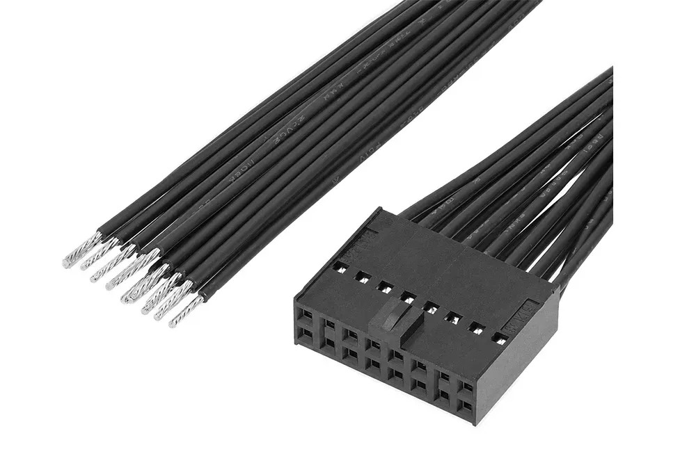 RockBLOCK 9704 Female to Pigtail Cable, 300 mm (16-way connector to unterminated wires)