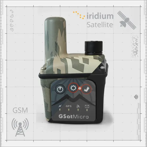 GSE GSatMicro X Dual-Network Iridium and GSM Satellite Tracker (hybrid, Lua programmable, IP67)
