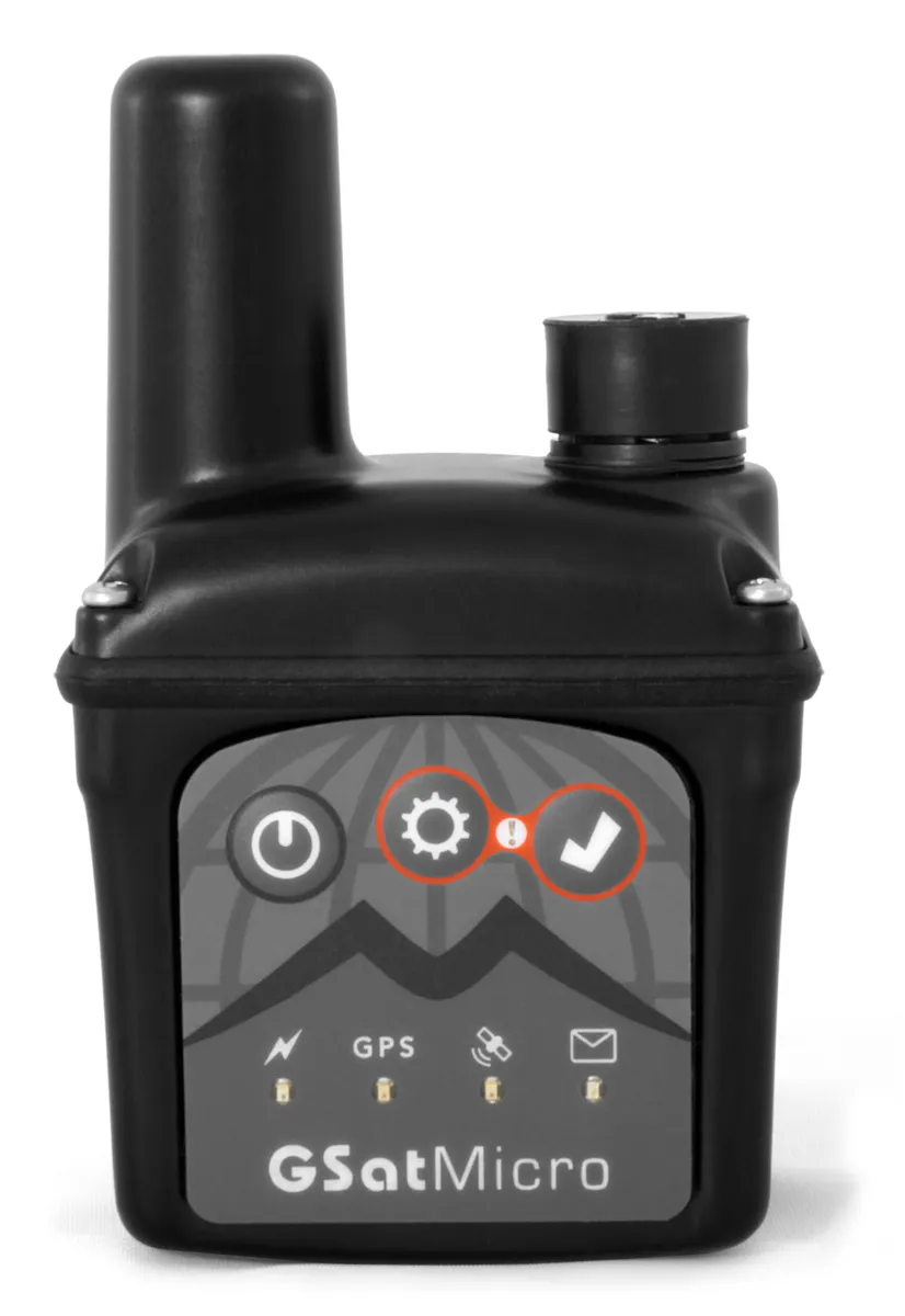 GSE GSatMicro Handheld Iridium Satellite Tracker (Lua programmable, 2.5 Ah battery, IP67, 45 x 45 x 34 mm)