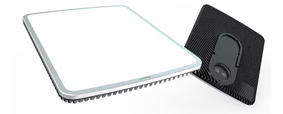 Hughes HL1100W single-panel LEO user terminal for Eutelsat OneWeb (flat-panel ESA, up to 75/14 Mbps, built-in Wi-Fi 6)