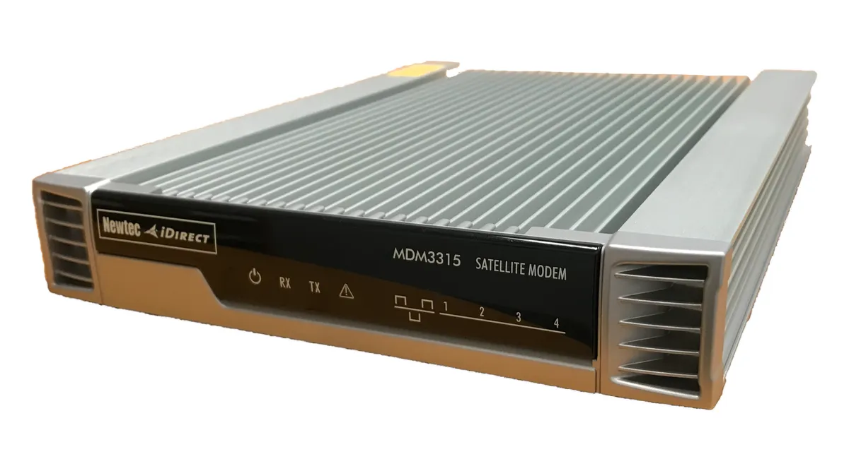 iDirect MDM3315 Satellite Modem (DVB-S2X, up to 150/70 Mbps, Dialog / Velocity / Evolution)