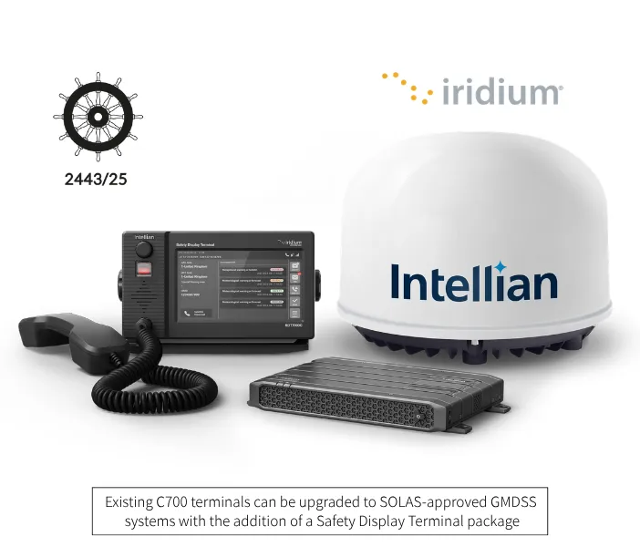 Intellian C700 GMDSS System, Iridium Certus 700 GMDSS Terminal