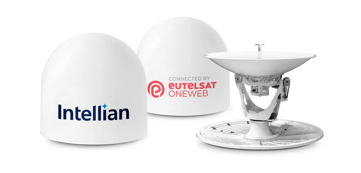 Intellian OW130L 1.25 m Land Dual Parabolic Enterprise Terminal for Eutelsat OneWeb