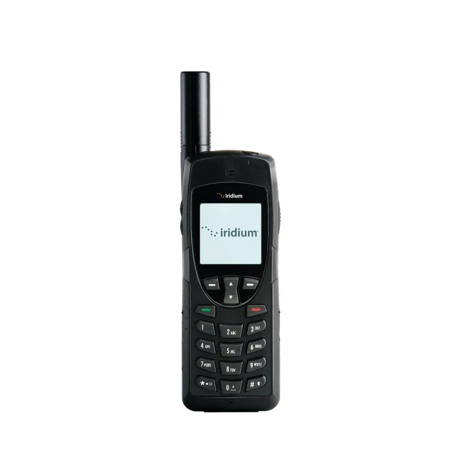 Iridium 9555 Satellite Phone - voice and SMS, 200-character illuminated display, 4 h talk time, 30 h standby