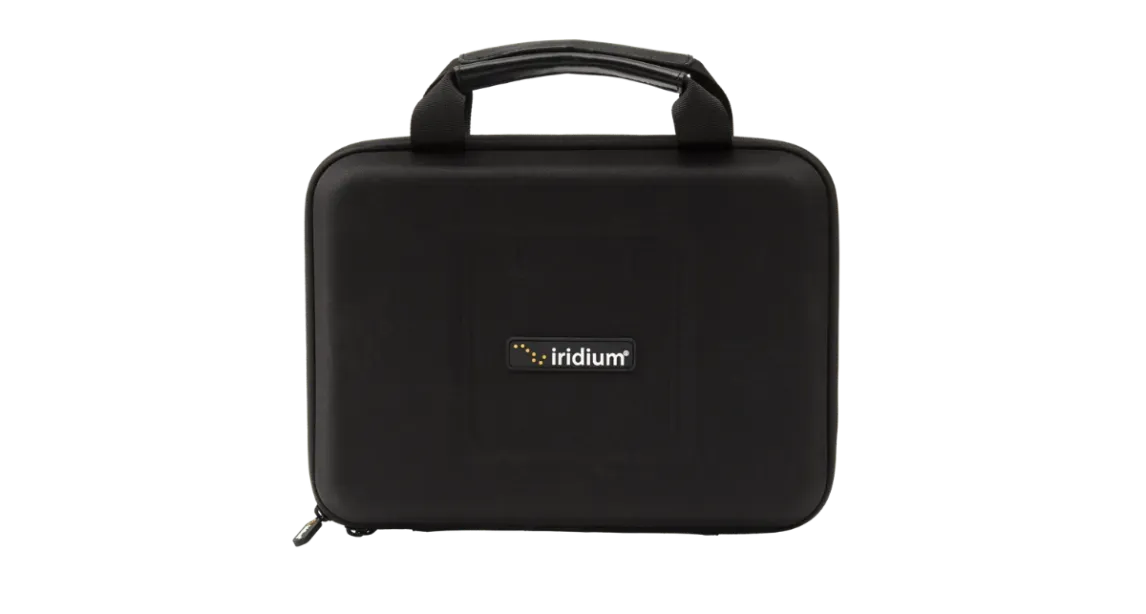 Iridium GO! exec Carry Case - custom-fit hard nylon case with felt interior for the GO! exec, cables and chargers
