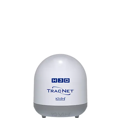 KVH TracNet H30 37 cm Hybrid Ku-band VSAT, Cellular and Wi-Fi Maritime System (6/2 Mbps)