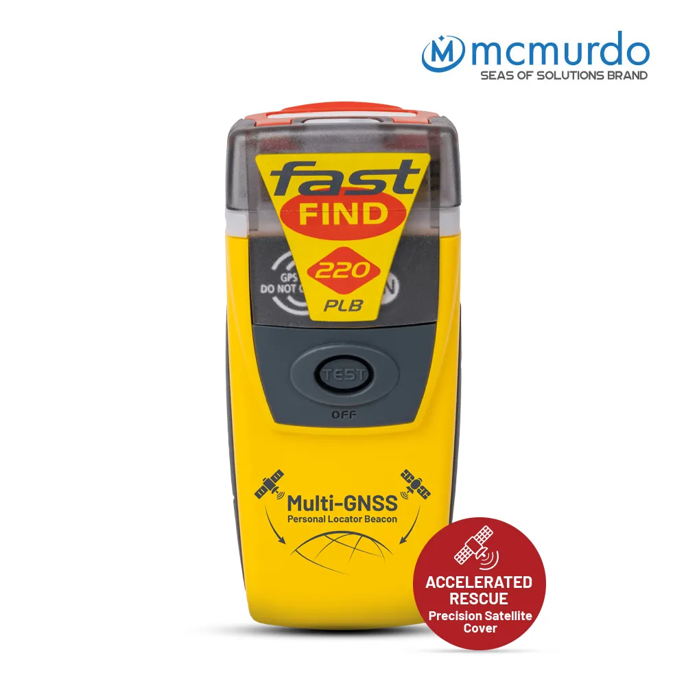 McMurdo FastFind 220 Personal Locator Beacon (406/121.5 MHz, GPS and Galileo)