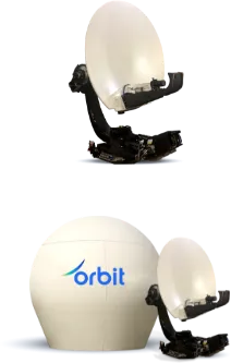 Orbit OceanTRx 4 1.15 m stabilized maritime VSAT system (X, Ku, Ka and wideband Ka, single, dual or triple antenna)