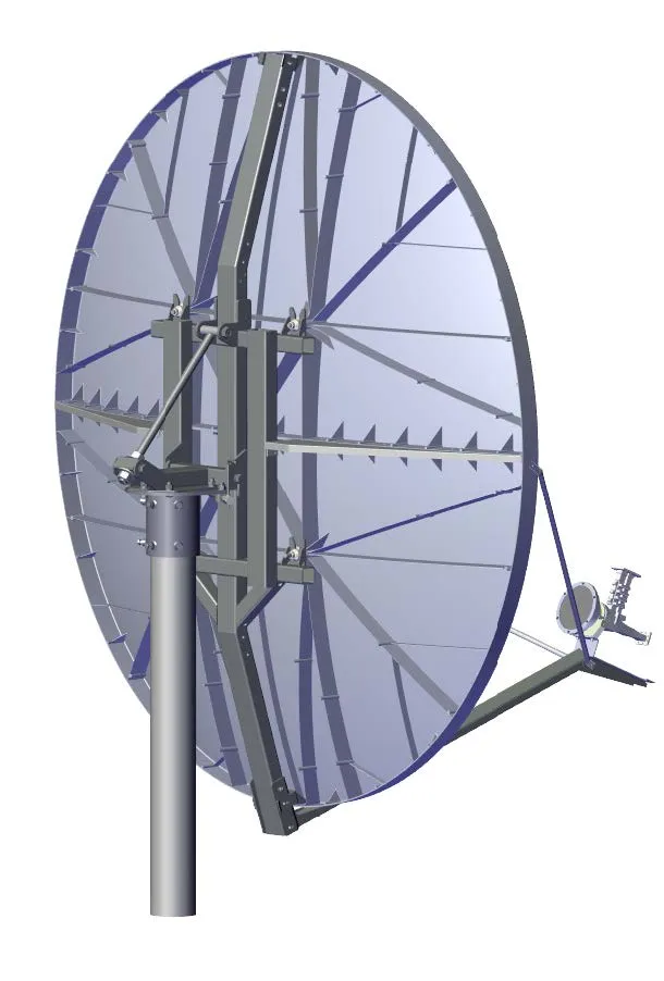 Skyware Global Type 243H 2.4 m Rx/Tx Class IIIH High Wind Antenna System (C-band or Ku-band)