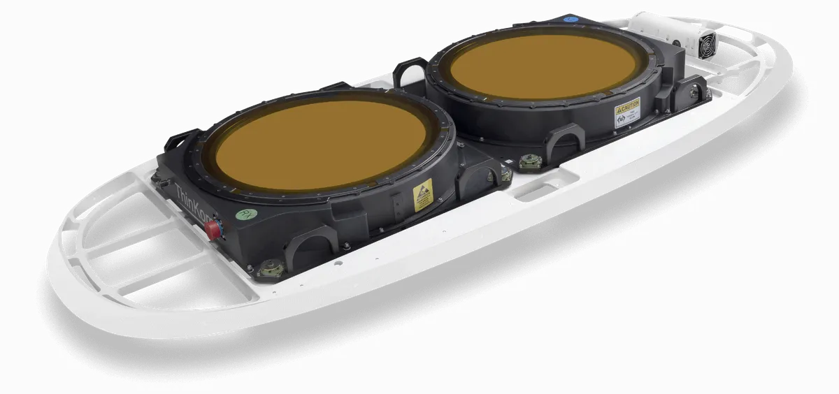 ThinKom ThinAir Ka1717 Ka-band aircraft antenna system for regional jets (ARINC 792 package, up to 500/150 Mbps)
