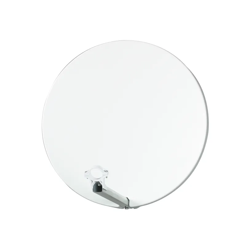 Triax DAP 710 75 cm fibre glass satellite dish (RAL 9002 cream, pole mount, fibre glass reflector, single box)