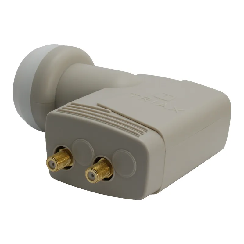 Triax TTW-200 Gold twin LNB (2 outputs, PLL, 40 mm feed, 0.3 dB noise figure)
