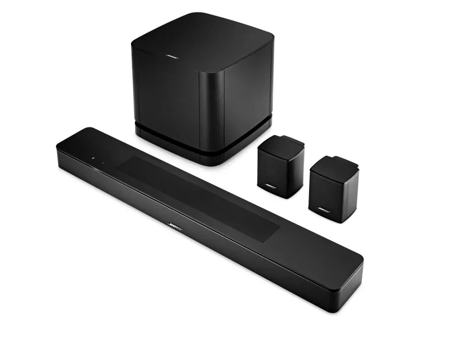 Bose Deluxe Home Theater System (Smart Soundbar + Bass Module 500 + Surround Speakers)